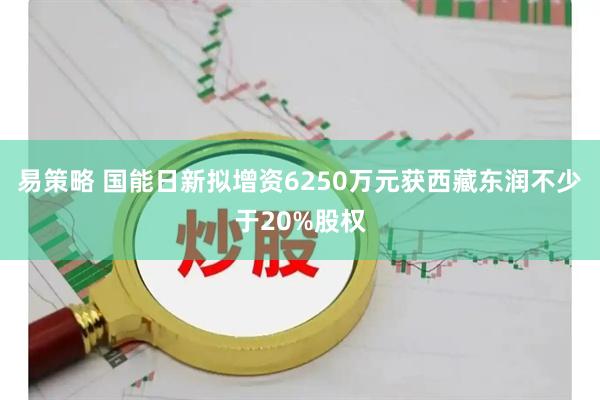 易策略 国能日新拟增资6250万元获西藏东润不少于20%股权