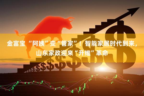 金富宝 “阿姨”变“管家”！智能家居时代到来，山东家政迎来“升维”革命